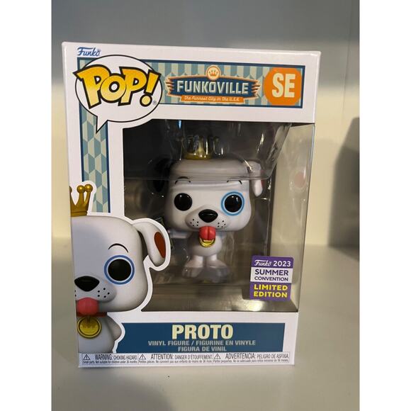 Pop! Proto The Dog With Blockbuster Card SDCC 2023 Shared Exclusive